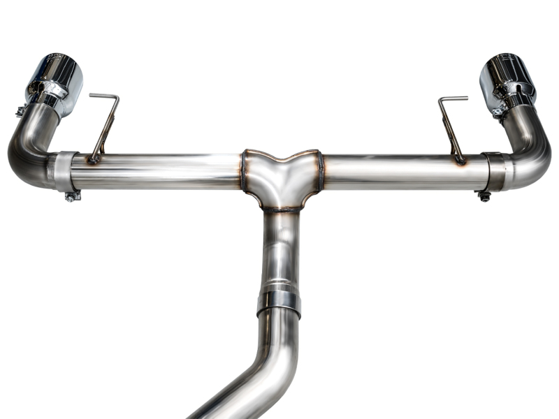 AWE Tuning Track Edition Axle-Back Exhaust - Chrome Silver for 19-23 BMW 330i / 21-23 BMW 430i Base G2X - Image 7