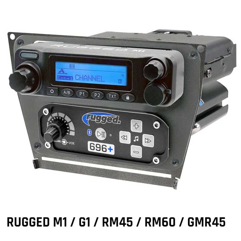 Rugged Radios Polaris RZR PRO XP/Turbo R/PRO R Dash Mount - Rugged M1/G1/RM45/RM60/GMR45 - Image 2