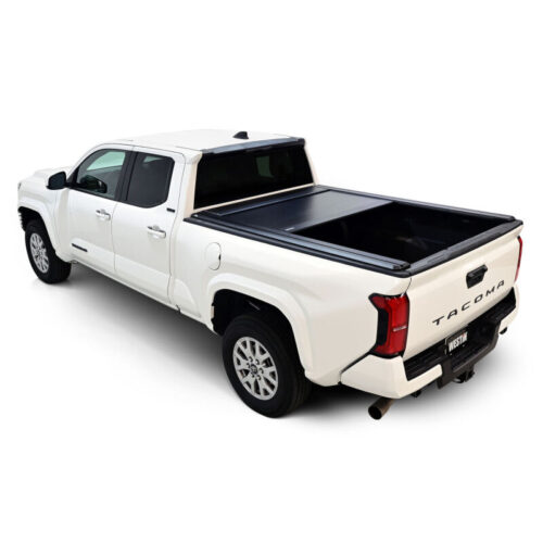 Westin Manual Retractable Tonneau Cover 24-26 Toyota Tacoma 6ft Bed Black - Image 10