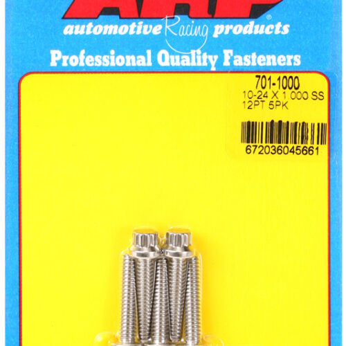 ARP 10-24 RH Thread x 1.000in UHL 12pt Stainless 300 (5/pkg)