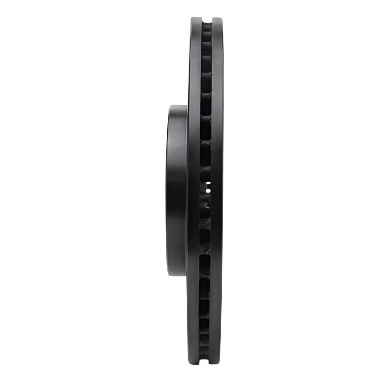 R1 Concepts for 20-25 Subaru Crosstrek Front Right Drilled & Slotted Black Brake Rotor - Image 3