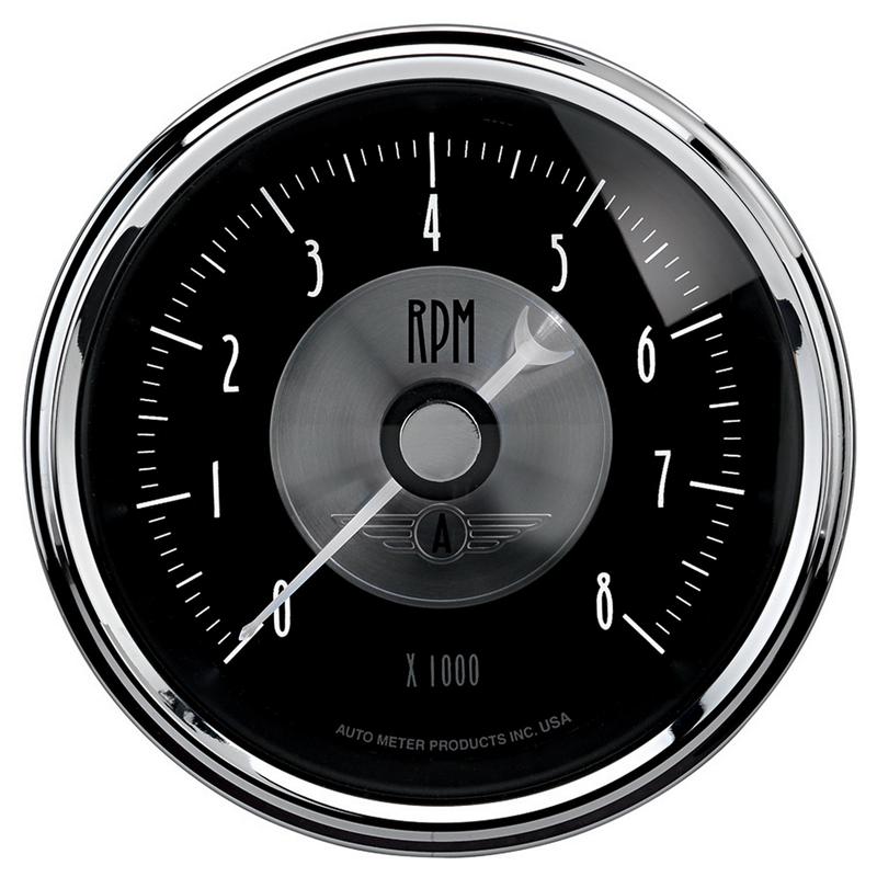 AutoMeter Gauge Quad 5in. 0 Ohm(e) to 90 Ohm(f) Elec Prestige Blk. Diamond - Image 2