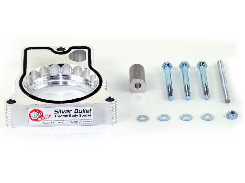aFe Power Silver Bullet Throttle Body Spacers TBS GM C/K 1500/2500/3500 96-00 V8-5.0L 5.7L - Image 4