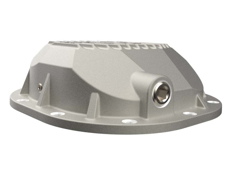 aFe Power 90-14 Ford F-150 Rear Differential Cover - Raw w/ Machined Fins - Image 5