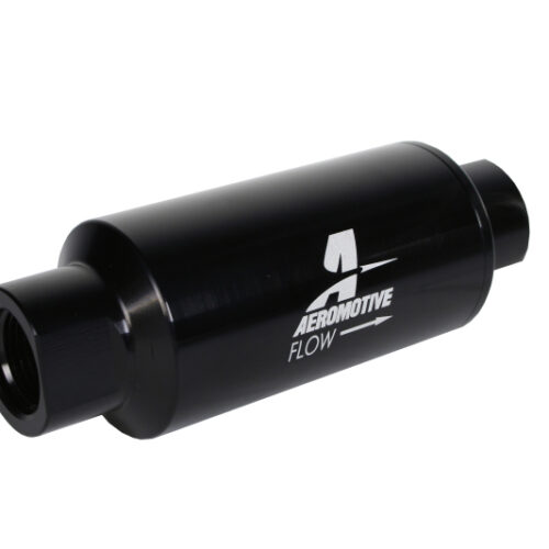 Aeromotive In-Line Filter 10AN 10 Micron Microglass Element Bright-Dip Black 2in OD - Image 3