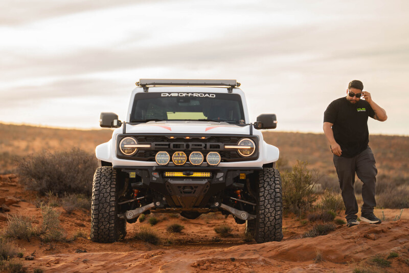 DV8 Offroad 2022+ Ford Bronco Raptor Tube Front Bumper - Image 2