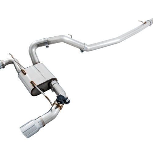 AWE Tuning SwitchPath Cat-Back Exhaust - Chrome Silver Tips for Ford Focus RS