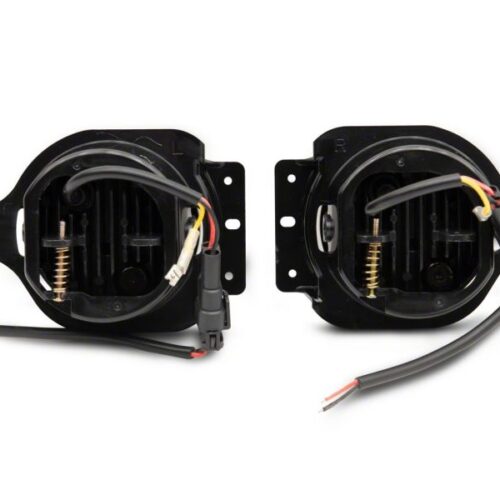 Raxiom for 2018-2023 Jeep Wrangler JL Sport 20-23 Jeep Gladiator JT Sport Axial Nighthawk LED Fog Lights - Image 3
