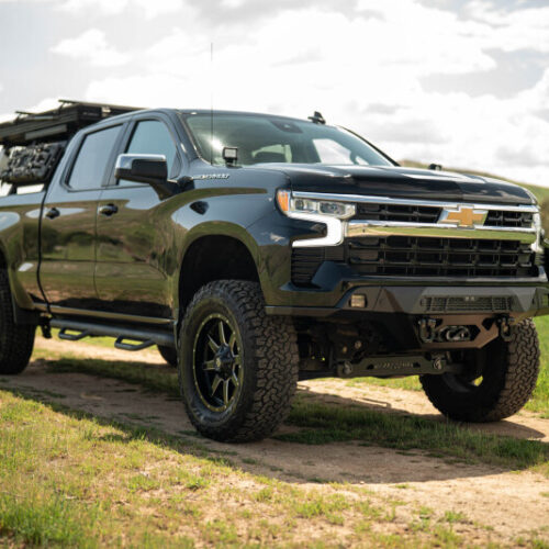 DV8 Offroad 2022+ Chevrolet Silverado 1500 Offroad Spec Series Front Bumper w/ Winch - Image 8