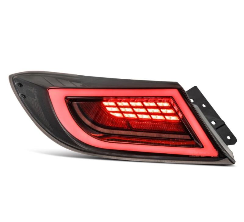 AlphaRex 22-24 Toyota GR86 LUXX LED Taillights Black Smoke - Image 3