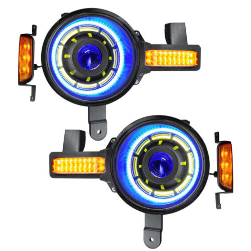 Oracle 2021+ Ford Bronco Oculus Bi-LED Projector Headlights - ColorSHIFT LED - Image 3