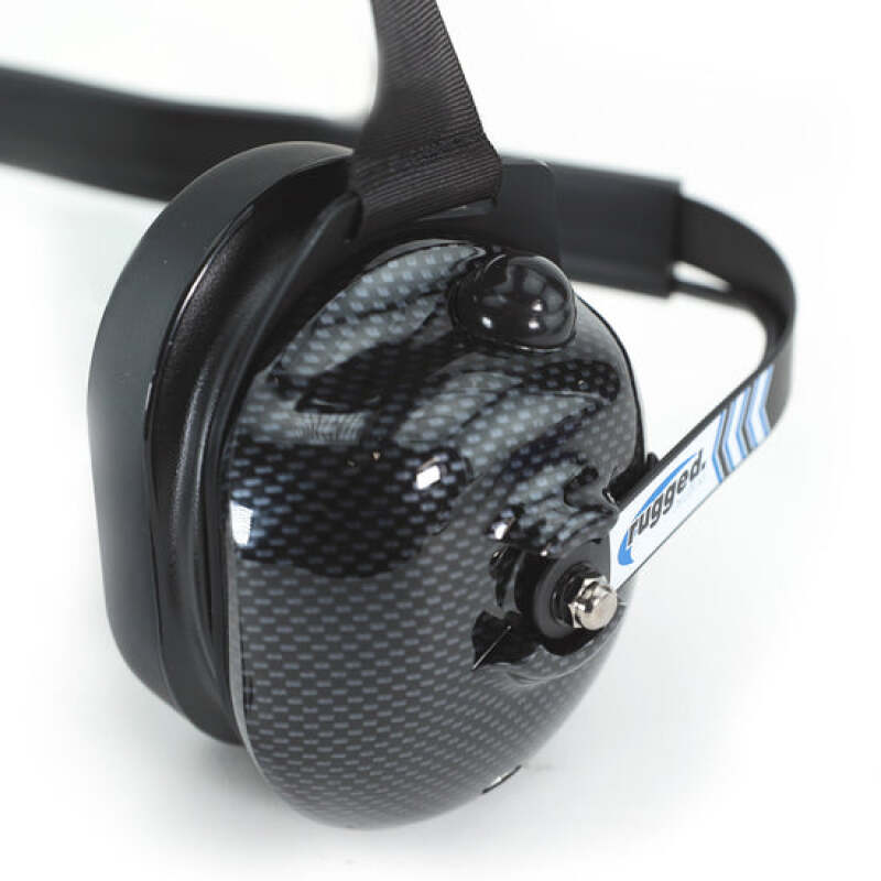 Rugged Radios H41 Behind the Head (BTH) Headset for 2-Way Radios - Carbon Fiber - Image 3