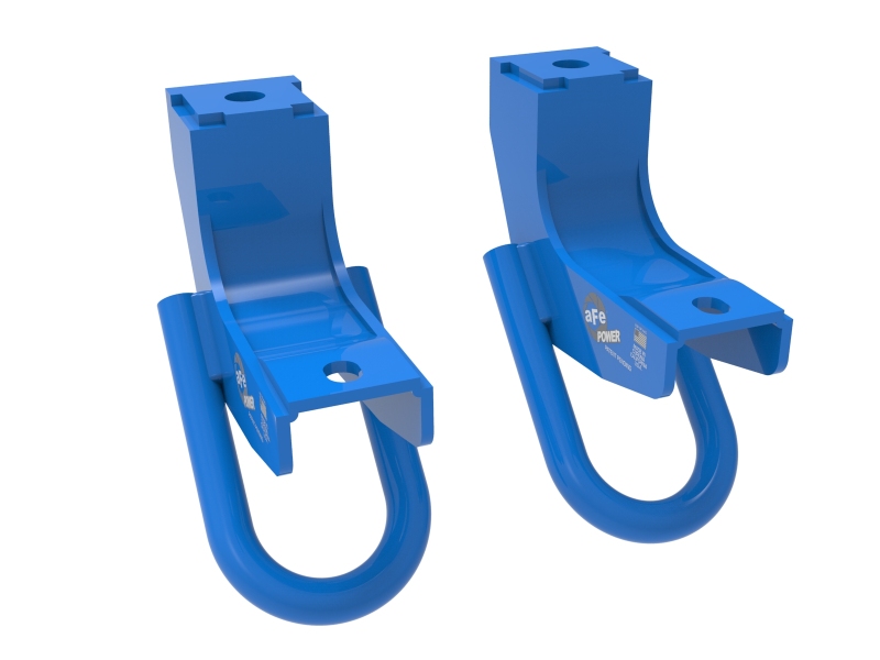 aFe Power Toyota Tundra 2022 V6-3.5L (tt) Front Tow Hook Blue