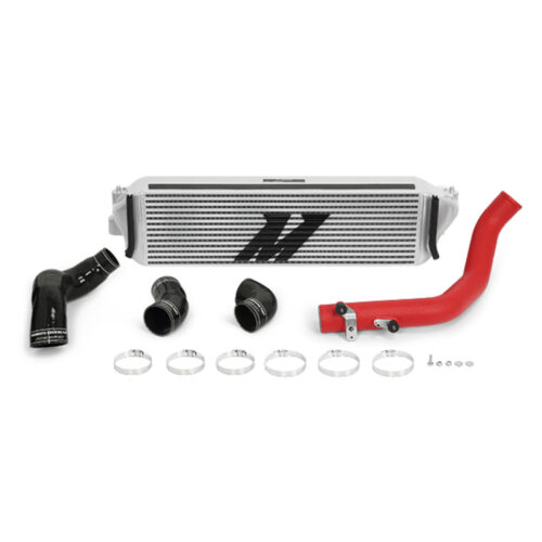 Mishimoto Intercooler Kit - Silver Intercooler Red Piping for 2017+ Honda Civic Type R