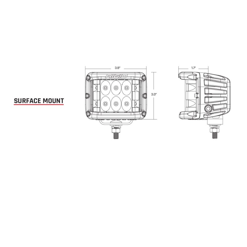 Rigid Industries for 2022+ Toyota Tundra A-Pillar Lighting Kit (Fits 360-Series, D-SS Series) - Image 9