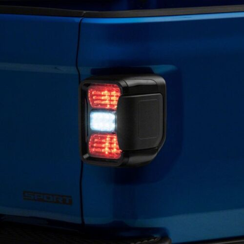 Raxiom for 2020-2023 Jeep Gladiator JT Axial Series LED Tail Lights- Black Housing (Smoked Lens) - Image 7