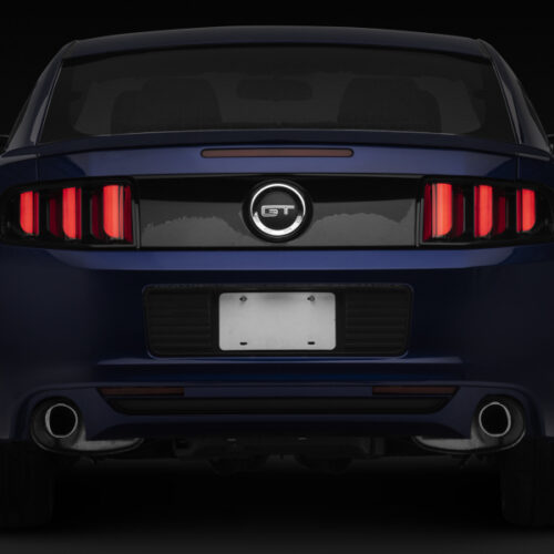Raxiom for 2013-2014 Ford Mustang Vector V2 Tail Lights- Black Housing (Clear Lens) - Image 3