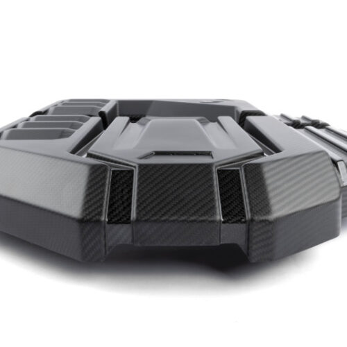 Dinan for 21-27 BMW M2/M3/M4 (G80/G82/G87) Matte Carbon Fiber Engine Cover w/Gloss Accents - Image 9