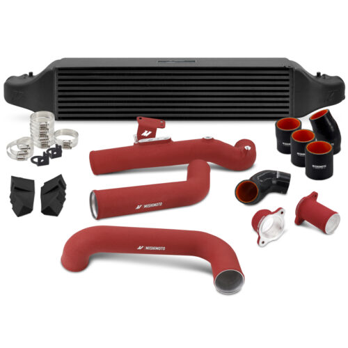 Mishimoto Intercooler Kit - Black Intercooler - Red Pipes for 2022+ Honda Civic 1.5T