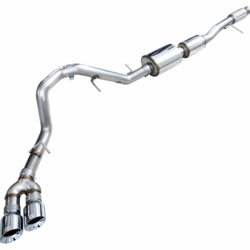 AWE Tuning 2021+ GMC Tahoe/Yukon 5.3L 0FG Side Exit Catback Exhaust - Chrome Silver Tips
