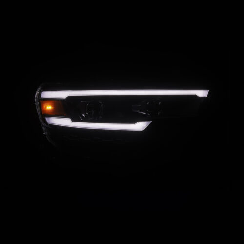 AlphaRex 25-26 Dodge Ram 1500 Luxx LED Proj Headlights -Black w/Activ Lit/ Seq Signal/Switchbk DRL - Image 6