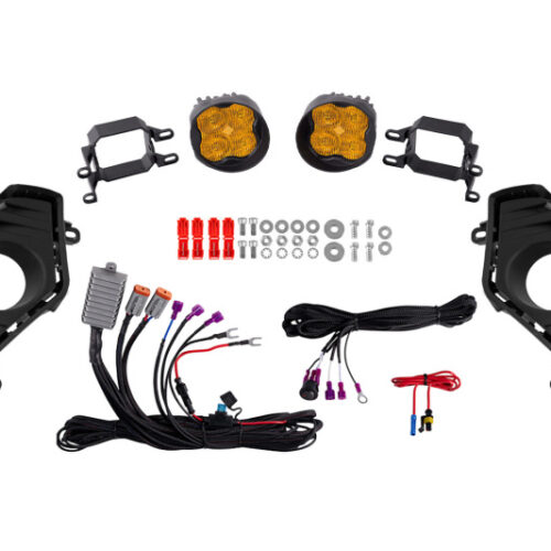 Diode Dynamics 19-22 Toyota RAV4 SS3 Add-On Fog Lamp Kit - Yellow Sport
