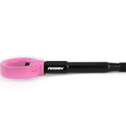 PERRIN 15-21 Subaru WRX/STI / 24-26 Crosstrek / 25-26 Forester Tow Hook Kit (Rear) - Hyper Pink - Image 2