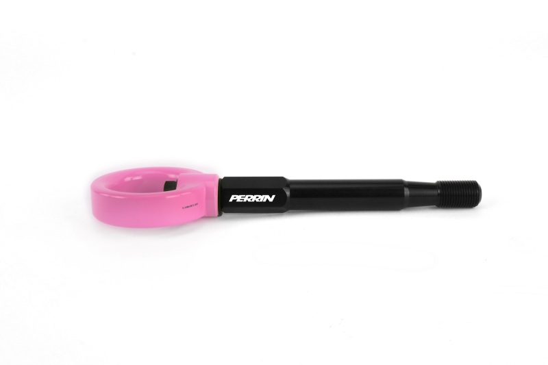 PERRIN 15-21 Subaru WRX/STI / 24-26 Crosstrek / 25-26 Forester Tow Hook Kit (Rear) - Hyper Pink - Image 2