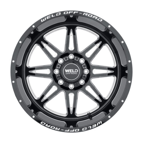 Alternative view of Weld Cheyenne W132 Series 20x10 / 8x170 BP / -18 Offset / 4.75 BS / 125.1 Bore - Gloss Black MIL