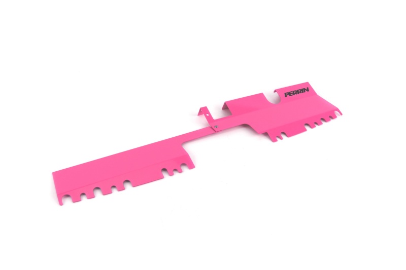 PERRIN 15-21 Subaru WRX/STI Radiator Shroud (With/Without OEM Intake Scoop) - Hyper Pink - Image 5