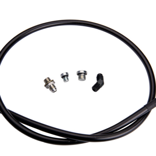 Alternative view of Fleece Performance Duramax Remote Turbo Oil Feed Line Kit for 01-16 Duramax/w 1/4 NPT Oil Inlet