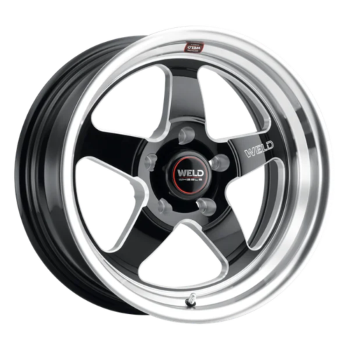 Weld S155 18x11 Ventura 5x120.65 43 Offset BS 7.69 Gloss BLK MIL DIA 72.56