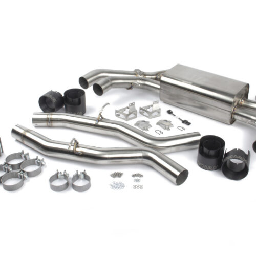 Dinan for 20-25 BMW X3 M/X4 M (F97/F98) Free Flow Axleback Exhaust System - Black Tips