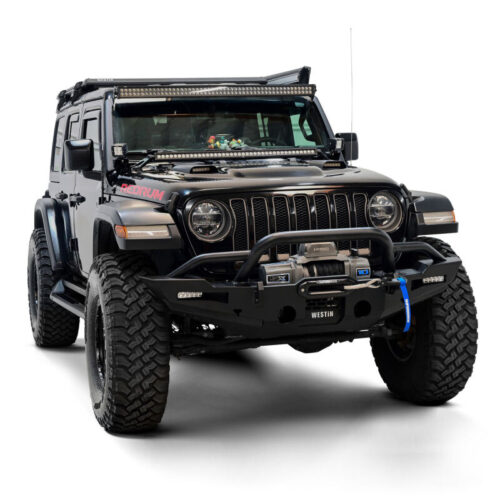 Westin 20-25 Jeep Gladiator / 18-25 Wrangler JL XTS Front Bumper - Tex. Blk - Image 6