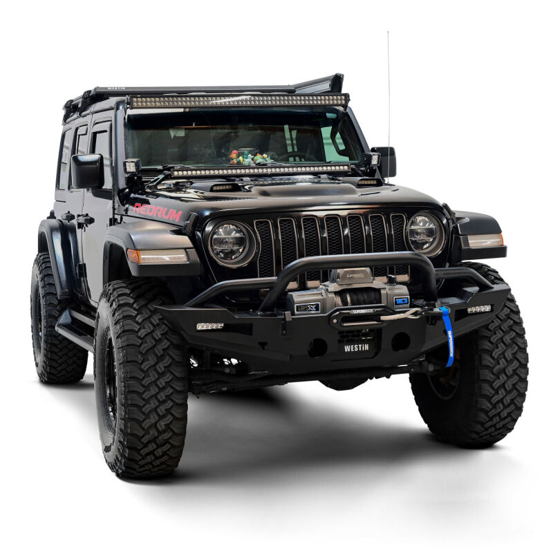 Westin 20-25 Jeep Gladiator / 18-25 Wrangler JL XTS Front Bumper - Tex. Blk - Image 6