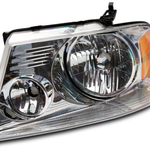 Raxiom for 2004-2008 Ford F-150 Axial Series OEM Style Replacement Headlights- Chrome Housing (Clear Lens) - Image 4