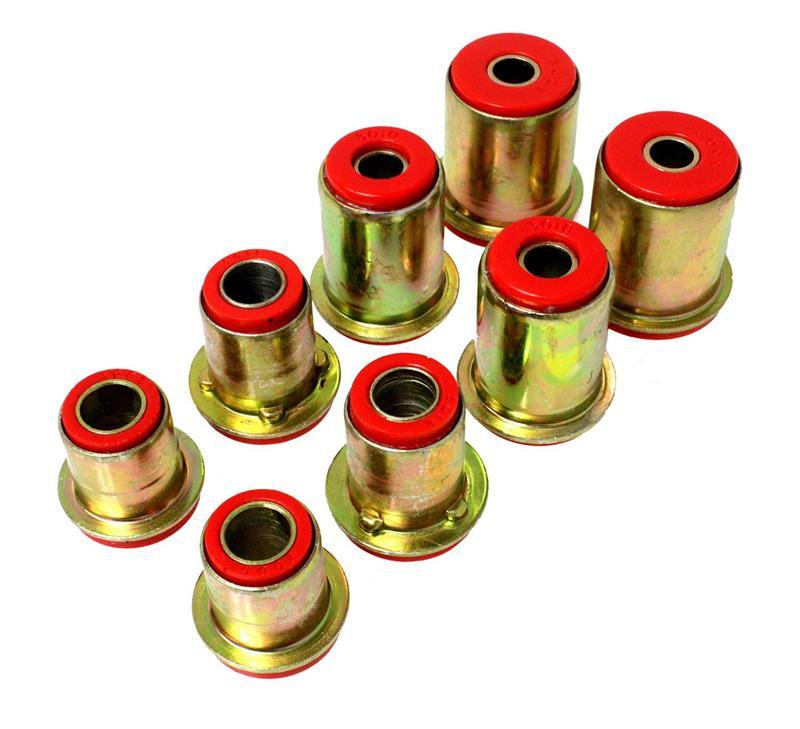 Energy Suspension 15-20 Ford Mustang Front Control Arm Bushing Set - Red - Image 2