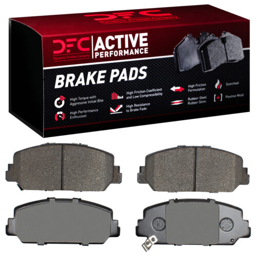 DFC 13-22 Honda Civic Sedan Front Low Metallic Active Performance Brake Pads - Image 2