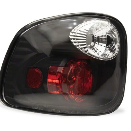 Raxiom for 1997-2000 Ford F-150 Flareside Axial Series Altezza Style Tail Lights- Black- Clear Lens - Image 2