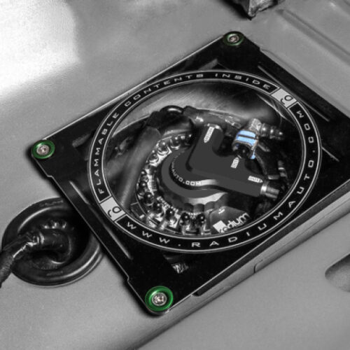 Alternative view of Radium Engineering 10-15 Chevrolet Camaro Fuel Pump Access Cover