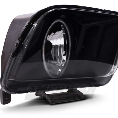 Raxiom for 2005-2009 Ford Mustang GT V6 Axial Series CCFL Halo Projector Headlight- Blk Housing (Smkd Lens) - Image 4