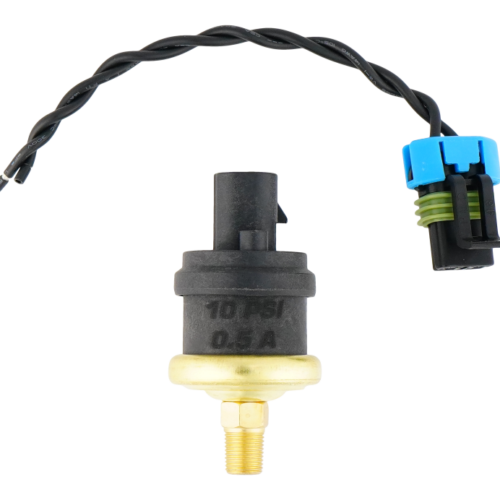 DeatschWerks 10psi 1/8th NPT Adjustable (8-12PSI) Hobbs Switch with Pigtail (0.5A)