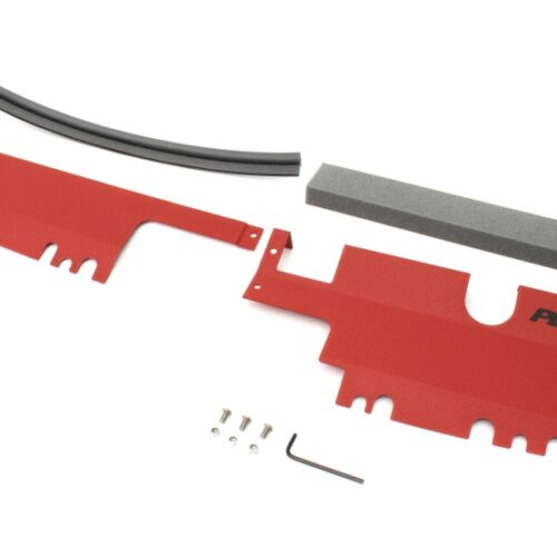 PERRIN 15-21 Subaru WRX/STI Radiator Shroud (With OEM Intake Scoop) - Red