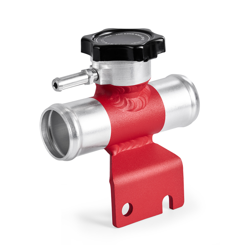 Mishimoto 08-15 Mitsubishi Lancer Evo X Coolant Fill Inlet - Red - Image 2