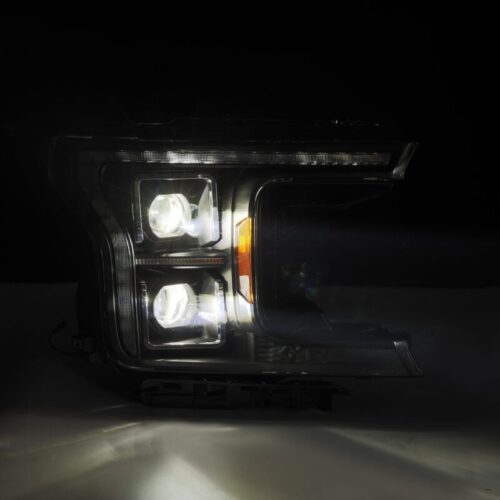 AlphaRex 18-20 Ford F-150 (Req. Conv F150 w/LED) LUXX LED Proj HL Alpha-Blk w/Actv Lt Seq Sig SB DRL - Image 6