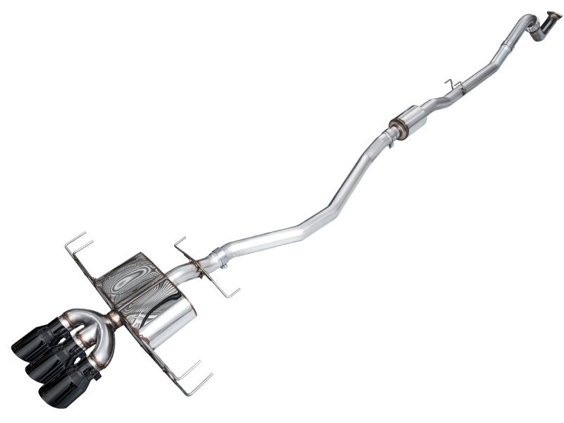 AWE Tuning Touring Edition Exhaust w/ Triple Diamond Black Tips for 2024 Acura Integra Type S DE5 FWD