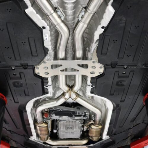 Dinan for 21-27 BMW M3/M4 (G80/G82/G83) High Flow Middle Exhaust - 3in - Stainless Steel - Image 3