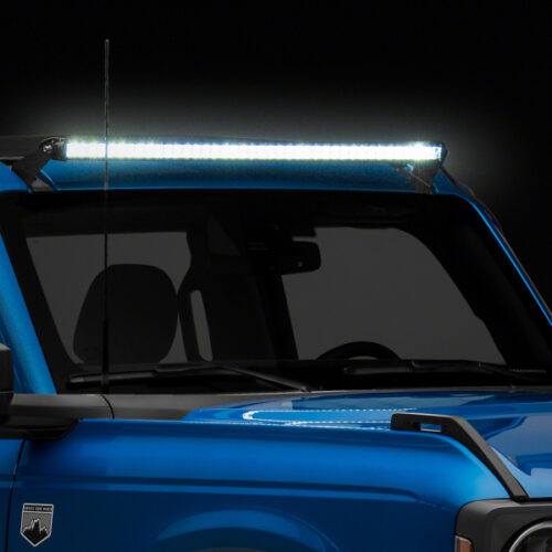 Raxiom for 2021-2023 Ford Bronco Axial 40-In 240w White/Amber Combo LED Light Bar w/ WSHLD Mounting Brackets