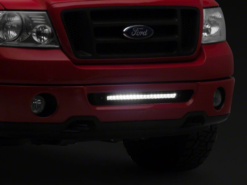 Raxiom 06-08 Ford F-150 Front Bumper Mounted 20in LED Light Bar/Bracket - Image 2