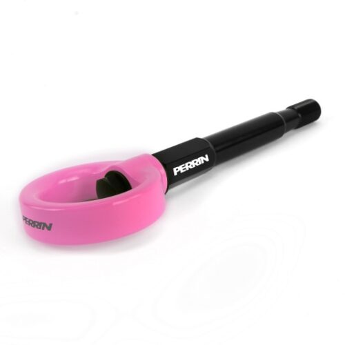PERRIN 15-21 Subaru WRX/STI / 24-26 Crosstrek / 25-26 Forester Tow Hook Kit (Rear) -  Hyper Pink